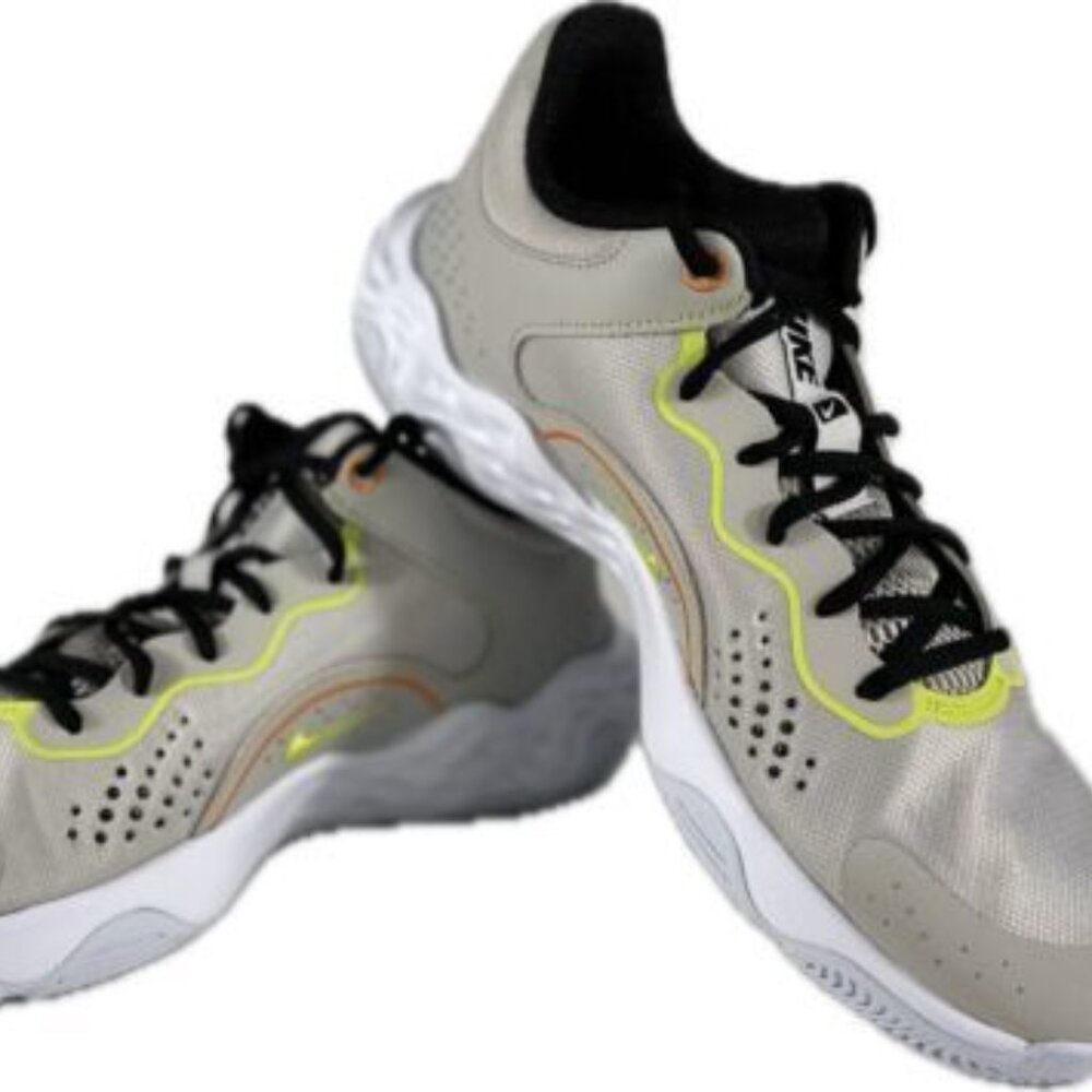 NIKE Fly By Mid 3 Basketball Shoes Light Iron Ore DD9311 004 Men's Size 11